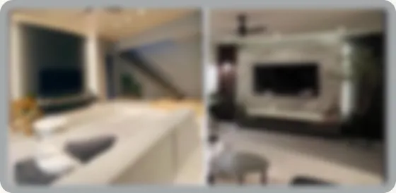 テレビ背面のデザインについて相談した参考写真（ぼかし加工）